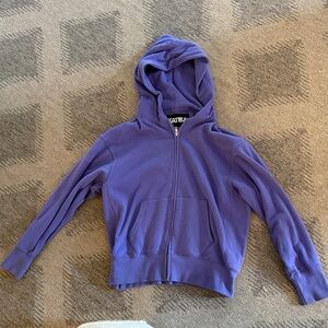 Girls' Tween KATIE J NYC Dylan Crop Zip Hoodie - Big Kid